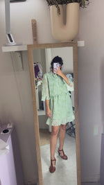 L'Ensemble Vert Fleuri Upcyclé - T. 42 & 44 - T. 1m72/73 max recommandé