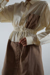 La Robe Chemise Tiramisu - Pièce unique faut le voir porté - Coton - T. 36 au grand 42