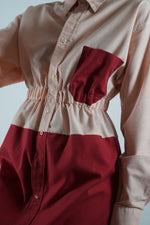 La Robe Chemise Pana Cotta Cerise - Pièce unique faut le voir porté - Coton - T. 34 au 42