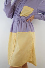 La Robe Chemise Tarte Citron-Myrtille - Pièce unique faut le voir porté - Coton - T.32 au 38